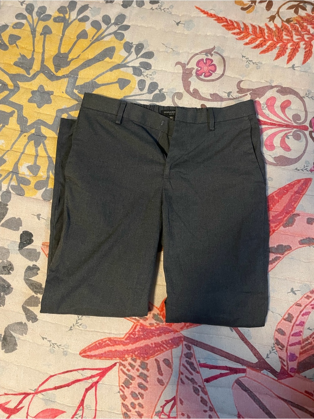 Banana Republic Charcoal Men's Pants